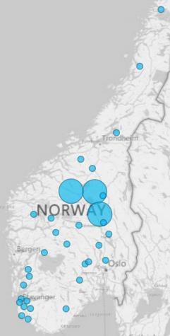 Resultater 44 % 16 flokker behandlet på feil tidspunkt 13 flokker med god effekt av behandling 7 flokker