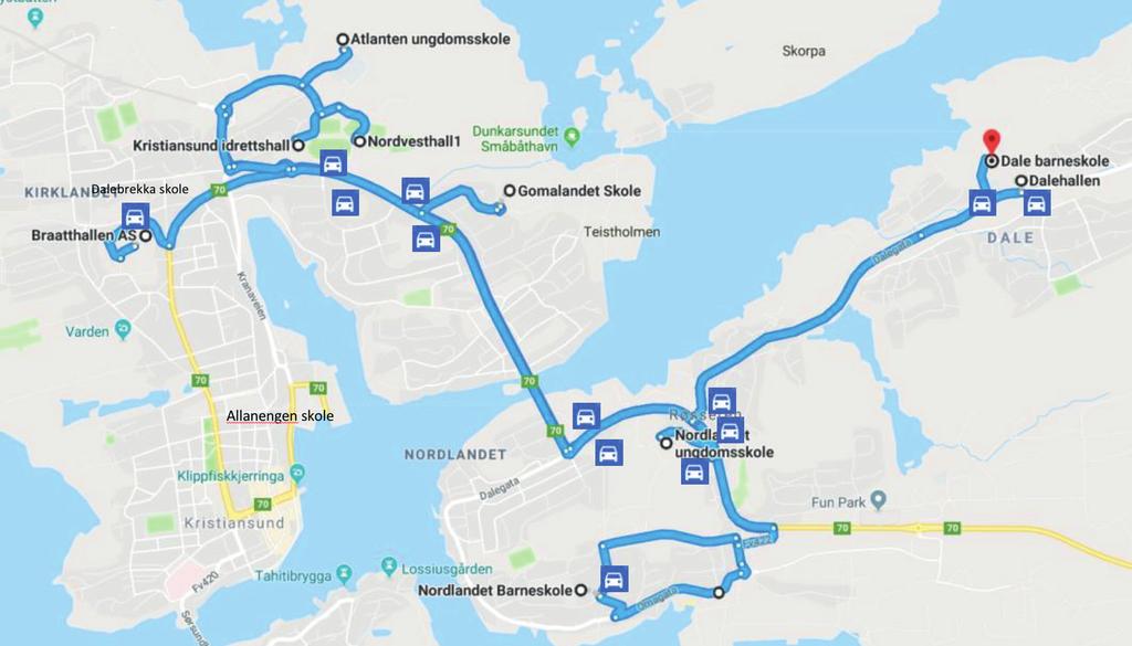 BUSSRUTER SHELLCUP FREDAG Kongens plass Braatthallen Dalehallen Nordlandet Barneskole Sjåfør no Nordlandet Barneskole Dalehallen Braatthallen Kongens plass Sjåfør no 17:00 17:15 17:20 1 17:00 17:15