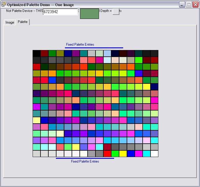 89 Fargen som er valgt vises i feltet vist under.