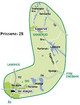 Linjen dekker Fetsund sentrum og områdene Lystad, Guttersrud, Fråstad, Skårer og Bjanes.