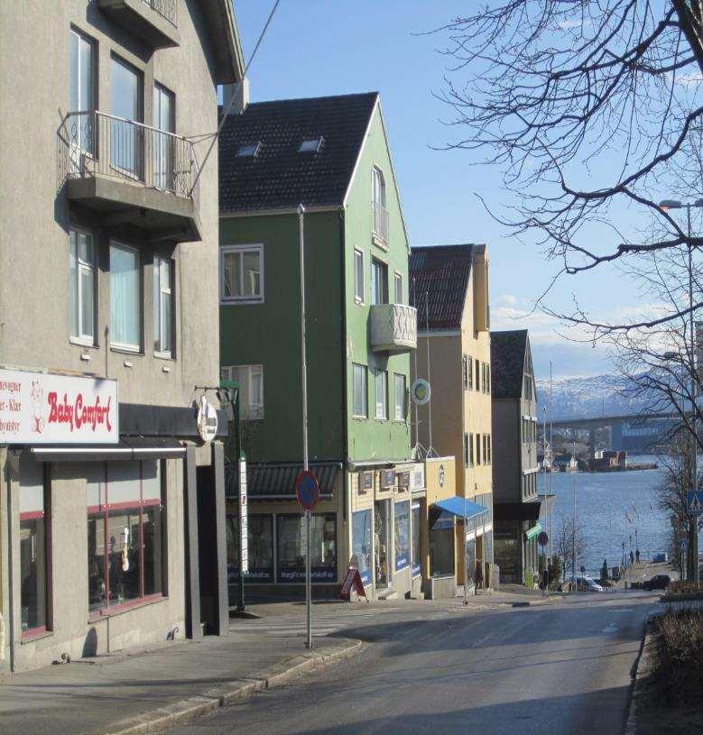 Nasjonal verdi «Kristiansund er en av de mest særmerkte gjenreisningsbyene. I følge Sverre Pedersen var den en av hans hovedverk. Den har klare klassisistiske trekk i byplanen.