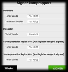 SIGNERING DIGITAL KAMPRAPPORT (LIVE) Innholdsfortegnelse Hente PIN-kode i app en MinHåndball