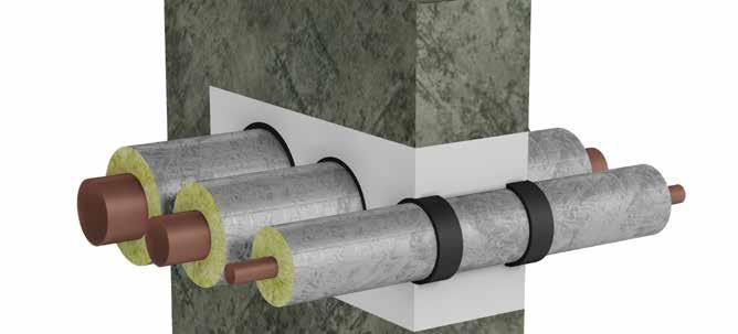 Gipsplate og Betongvegg 130 mm Tabell: 34 Brannklasse E 240 / EI 240 Gipsplate og betongvegg 130 mm.