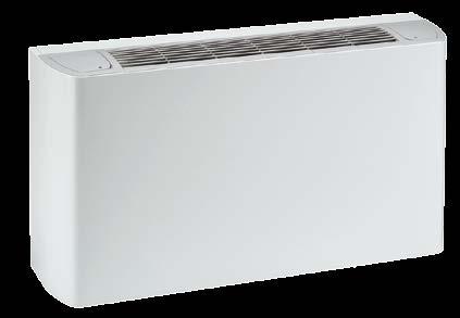 ELFOSpace Maks. kjøleeffekt 10,71 kw / varmeeffekt 12,51 kw ELFOSpace Kompakt innedel for fleksibel lav montering vertikalt på vegg eller horisontalt i tak.