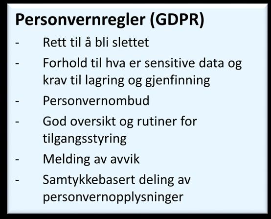 Prinsipp 5: Løsninger med innebygget personvern og informasjonssikkerhet Innbyggeren skal ha råderett over og enkelt innsyn til egne