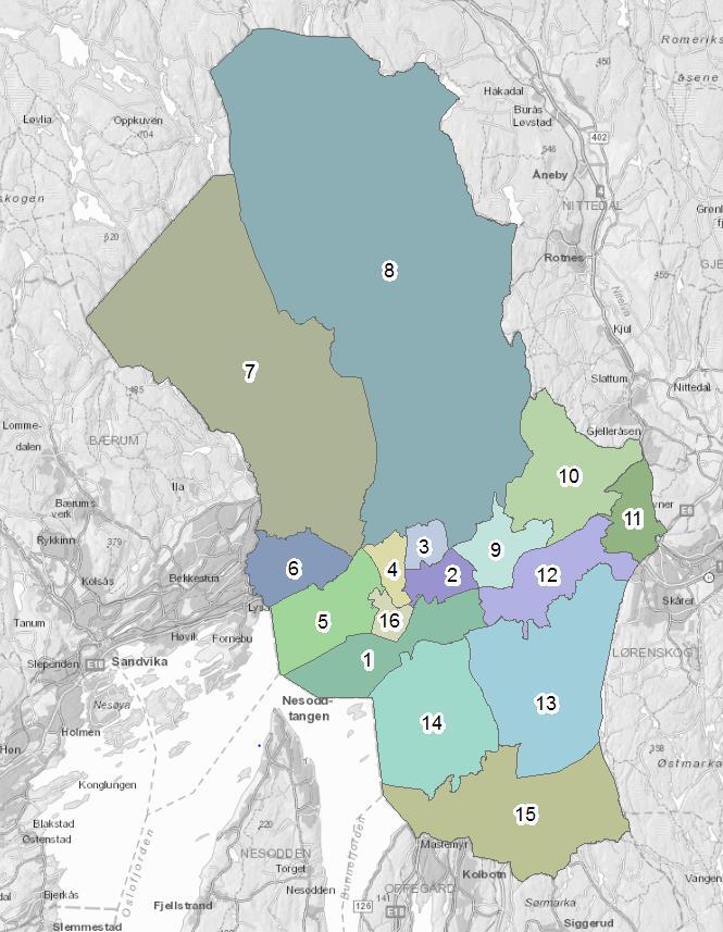 Analyseområdet og benyttede datakilder I Oslo-caset er det Oslo kommune som er benyttet som analyseområdet, og caset inkluderer kun reiser internt i området.