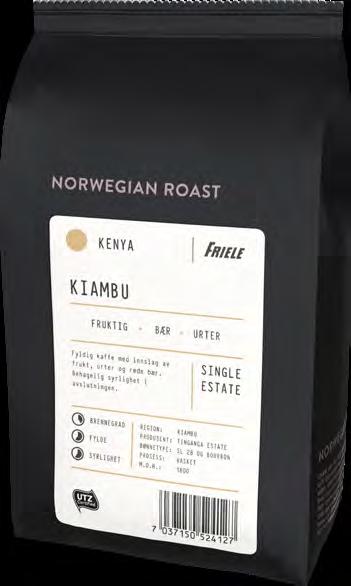 Norwegian Roastserien omfatter spennende kaffetyper fra flere kontinenter, og er kaffe av svært høy kvalitet.