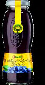 RAUCH JUICE OG NEKTAR Fra Rauch tilbyr vi premium juice og nektar i fire eksotiske varianter. Drikkene kommer i delikate glassflasker à 0,2 liter, og er et spennende format i juicekategorien.