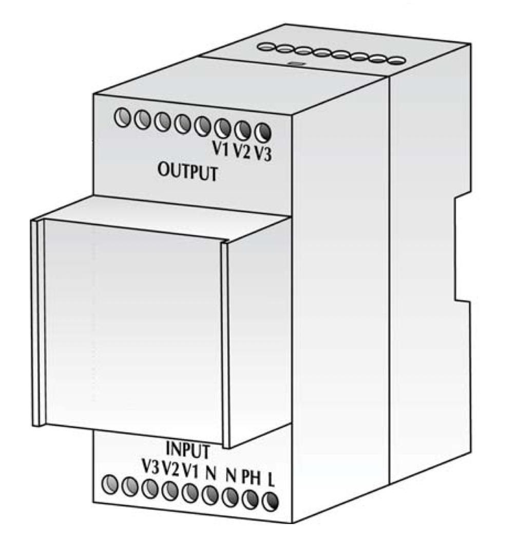 SIT3: SIT-3 er en utvidelse til E0X/E1X/E18X for å kunne drive viftemotorer i større fancoiler (Strømtrekk over 0.7A).