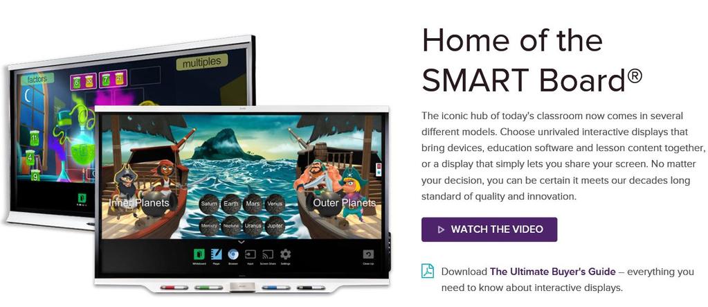 Mer om interaktive skjermer/ tavler BYOD, interaktivitet og samhandling fra «alle plattformer» SMART Board med iq + ipad = Sant