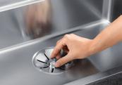 BLANCO InFino nytenkende design, funksjonalitet og hygiene i kjøkkenvasken.