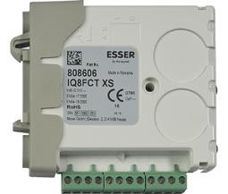 Transponder 7 8 9 0 K / NC K / C K / NO 0K S S Ext. LED Ext. LED UL UL UL out UL in Transponder A B C IQ8FCT XS 8080 IQ8FCT XS erstatter IQ8TAL (blåboks), både i fht input og output.