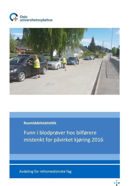 Mistenkte påvirkede bilførere Rusmisbrukere 88% menn 20-40 år Gjengangere, mange uten førerkort Blandingsmisbruk Finner