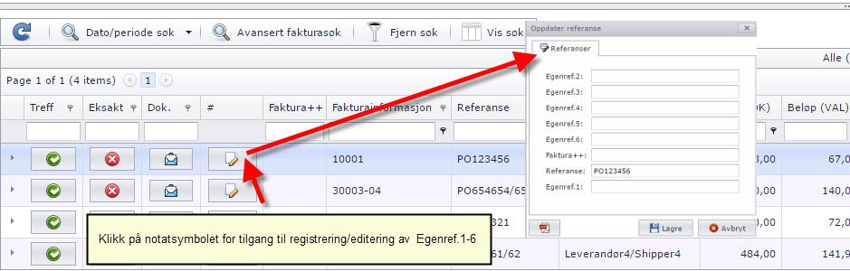 Registrere kommentar på en deklarasjon - Enkel og hurtig tilgang til Egenref.