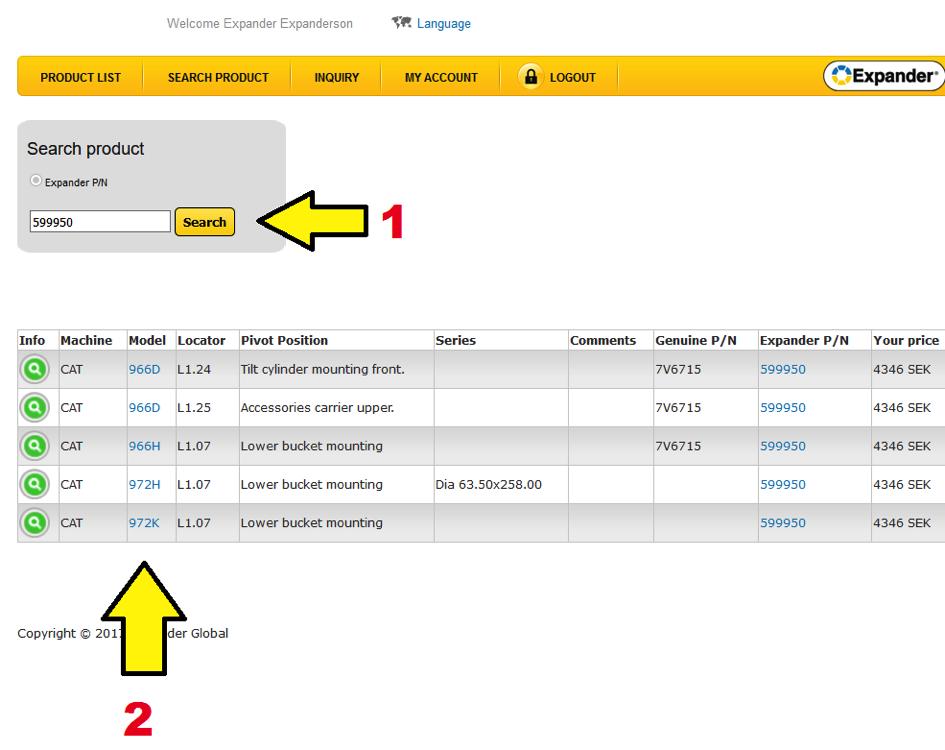 EXPANDER SYSTEM ONLINE BRUKSANVISNING Version.0 08 LOGG INN PÅ EXPANDER SYSTEM ONLINE portal.expandersystem.