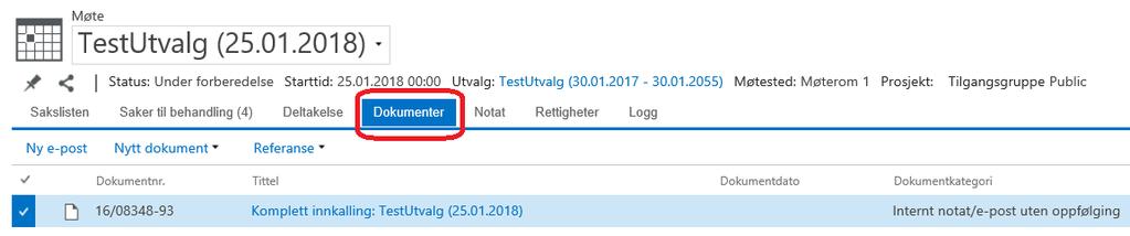 4. Produsere møteinnkalling/møtebok forts.