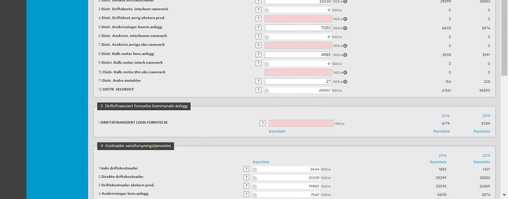 De interkommunale vannverkene rapporterer selvkostregnskapet og hva som er fakturert til eierkommunene i sin bedrevann. Når dette er utført (innen 4.