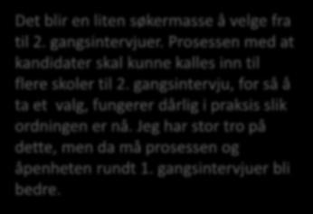 gangs-intervjuene er alt for dårlig.