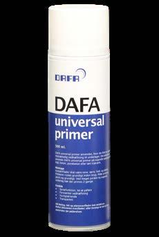 DAFA universal primer DAFA universal primer brukes dersom DAFA fuktsperretape ikke har tilstrekkelig vedheft på underlaget.
