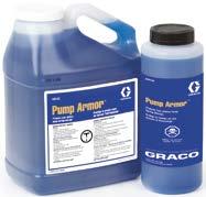 pumpen Forårsaker ikke flekker i finishen (i motsetning til andre produkter) Pump Armor -pumpebalsam Ufortynnet: smøremiddel og frostvæske for lagring av malesprøyter
