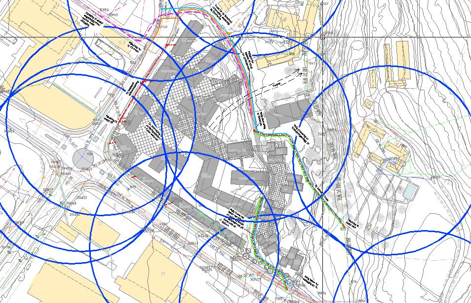 Haakon VII's gate 14, Trondheim. Detaljregulering. Overordnet VA plan multiconsult.no Området er i utgangspunktet godt dekket av brannkummer.