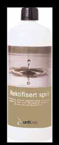 R 96 % m/mibk 1000 ml - Art. nr 600062 Rektifisert sprit ET. R 96 % m/mibk + MEK 1000 ml - Art. nr 601441 Teknisk alkohol ET.