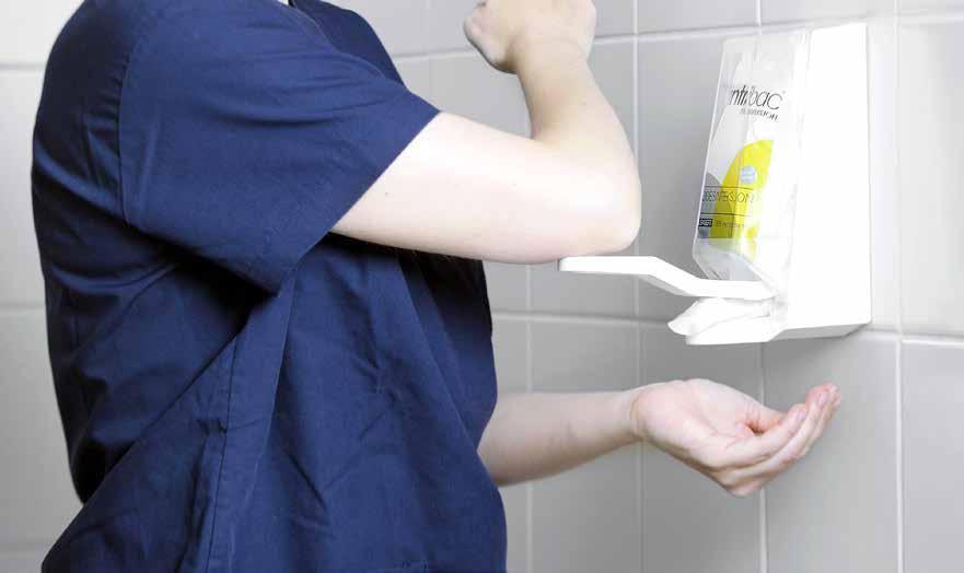 Alkoholinnhold 85 % Antibac Hånddesinfeksjon flytende i softbag for