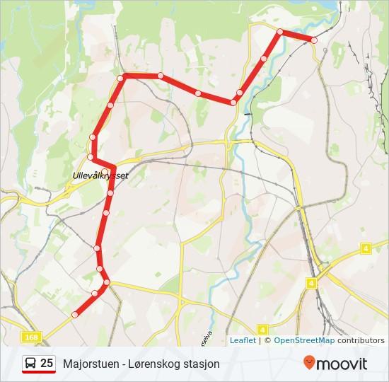 Retning: Kjelsås Stasjon 19 stopp VIS LINJERUTETABELL Marienlyst Kirkeveien 87, Oslo Vestre Aker Kirke Blindernveien, Oslo 25 buss Rutetabell Kjelsås Stasjon Rutetidtabell Mandag Tirsdag Onsdag