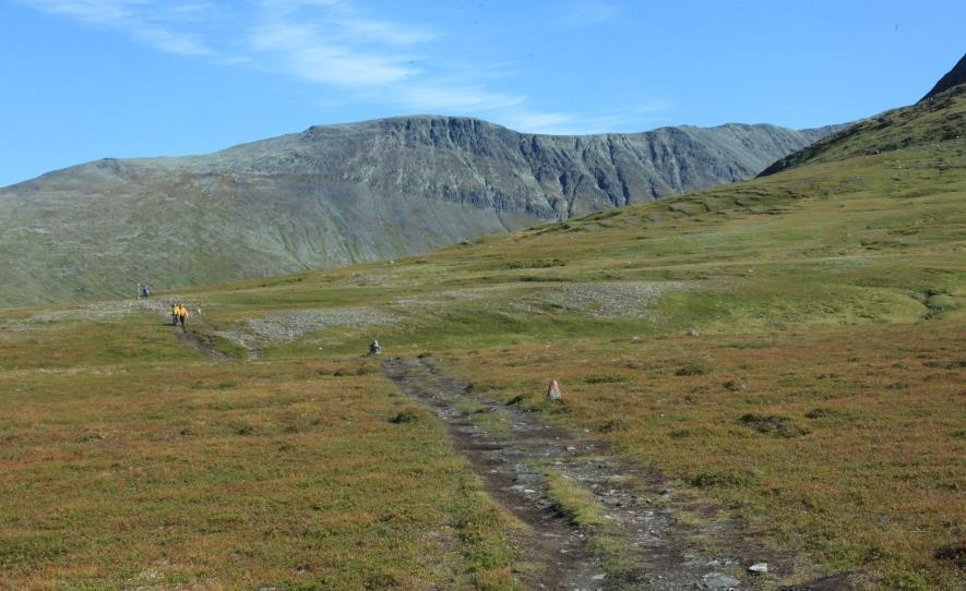 Figur 19. Fra stien mellom Nedalhytta og N. Fiskåa. Utsikt mot Nordsylen. Foto: Geir Høitomt 27.08.2017.