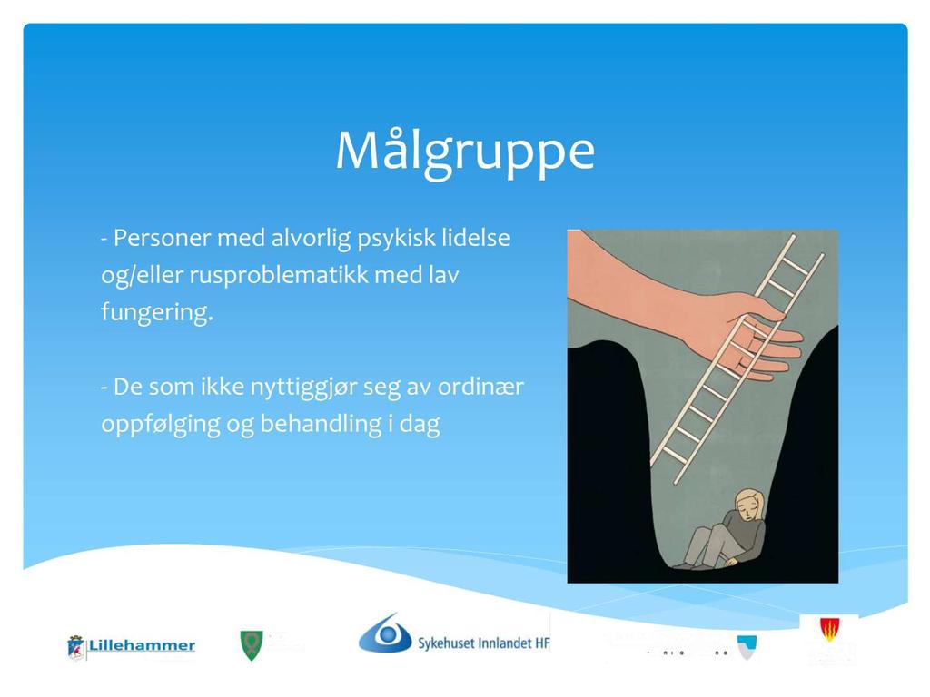 Målgruppe - Personer med alvorlig psykisk lidelse og/eller rusproblematikk med