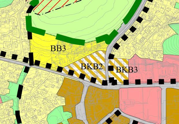 46,5 daa Områdene er allerede under regulering i et samlet område i pågående planarbeid med områdeplan for Randaberg sentrum nord. Risiko og sårbarhet vurderes derfor samlet.