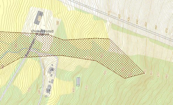 Kommuneplan Hurdal kommune, utredninger 29 Tema: Geologi Området inneholder ingen registrerte viktige geologiske ressurser.