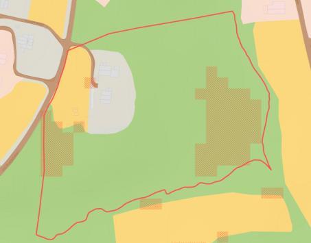 Kommuneplan Hurdal kommune, utredninger 46 Tema: Landbruk og jordvern Arealene består av små arealer med dyrkbar jord i form av mindre jorder, innmarksbeite og gjenvokst grasmark. Ca.