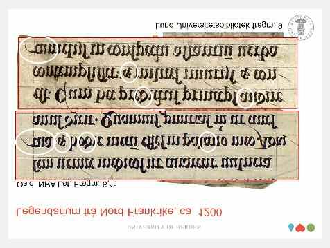 Latinske bokfragment frå mellomalderen 303 svenske fragmenta inneheld det til no tapte første-verset av den norske Olavssekvensen Predicasti dei care.