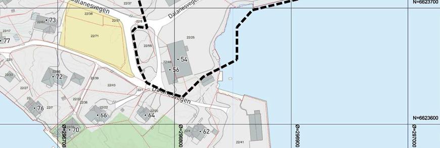 Innanfor plangrensa er det i dag 2 eksisterande bygg. Dette er bygningar som tidlegare har vore nytta i samband med industriverksemd i området.