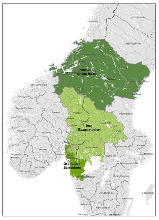 - Kraften i partnerskapet - 60 aktører, 44,6 mill. NOK - Snørik (NTNU, SIAT og MIUN) - Mat och dryck över gränsen (Oi!