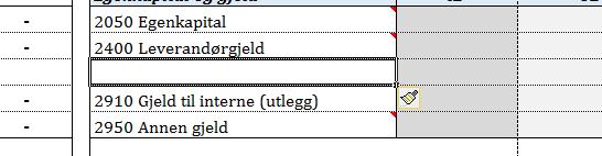 Det gjøres ved å høyreklikke og velge «sett inn» og så «Hele raden». 2.