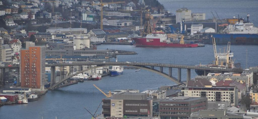 6. Havn og luftforurensning Havnen er en kilde til lokal luftforurensning i Bergen.