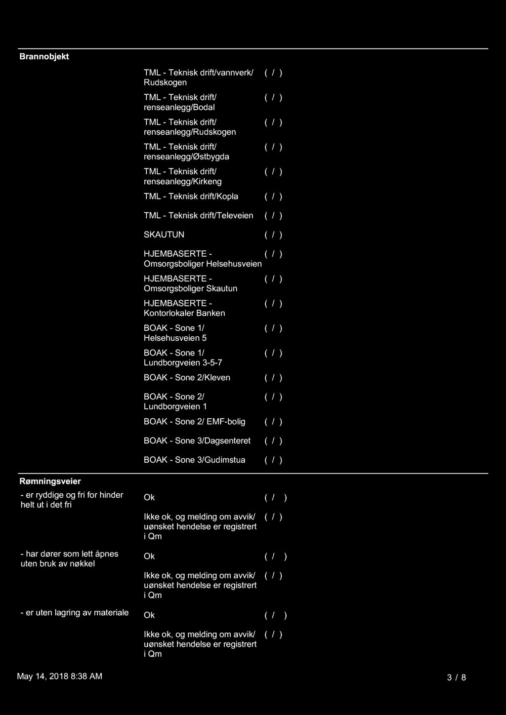 Banken BOAK - Sone 1/ Helsehusveien 5 BOAK - Sone 1/ Lundborgveien 3-5-7 BOAK - Sone 2/Kleven BOAK - Sone 2/ Lundborgveien 1 BOAK - Sone 2/ EMF-bolig BOAK - Sone 3/Dagsenteret BOAK -