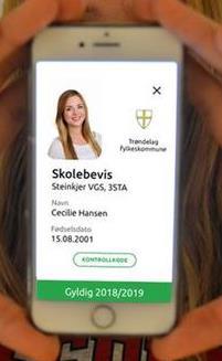 Elevbevis/Pocket-ID Kom i gang med digitalt bevis for elever: 1.Last ned Gå til App Store eller Google Play og last ned appen "Pocket ID«2. Logg inn Logg inn i mobilappen med din private FEIDE-id 3.