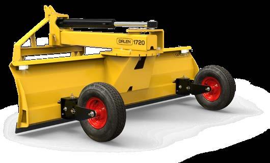 DALENSKJÆR FOR ALLE 1720 Traktorskjær 1720 er tilpasset mindre traktorer og lettere bruk, men med mulighet for full hydraulisk utrustning, produsert med nyeste produksjonsmetoder, teknologi og design.