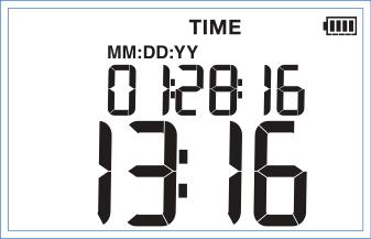 1630-2/1630-2 FC Bruksanvisning Tid/klokke Automatisk avslåing av bakgrunnsbelysning Tangen har en tidsinnstilling som brukes som et tidsstempel for loggede data.