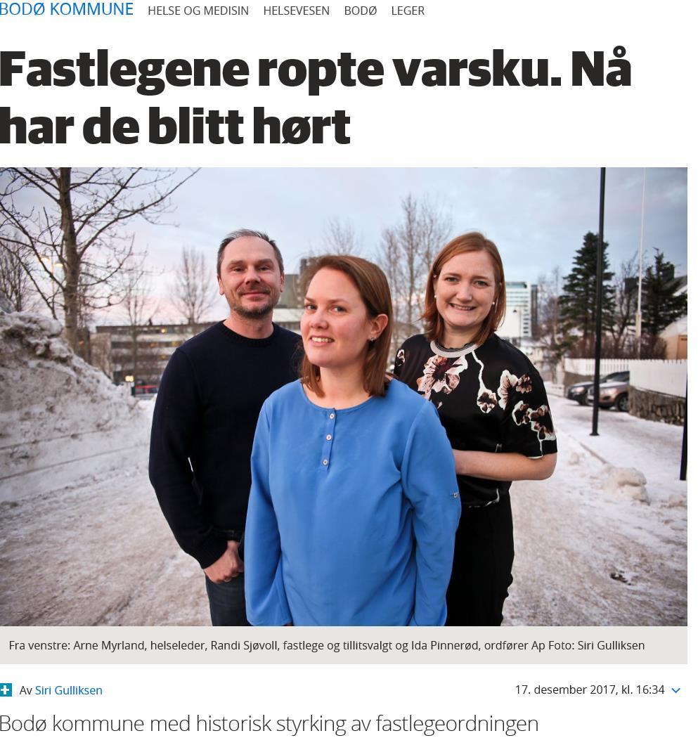 Fastleger er navet i