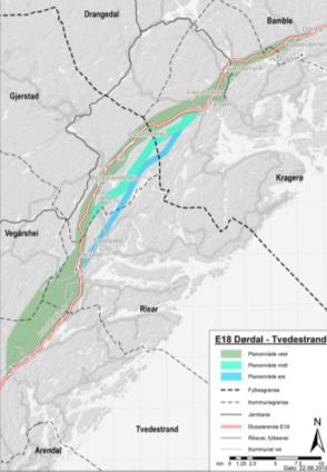 3 Beskrivelse av siling Arendal Grimstad Alle veilinjene i