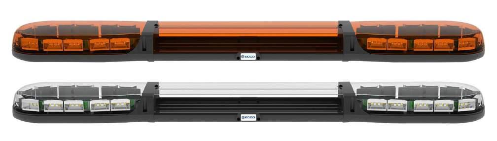 Blinkmønster: 2stk. Kommer med orange eller klar topp, og sort bunn.