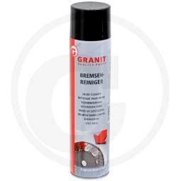 Verksted og kjemi - Bremserens 200 Granit 600ml bremserens på sprayboks 44 Et meget effektivt produkt til å fjerne bremsestøv, fett, oljer, etc. Avfetter, rengjør og fordamper raskt.