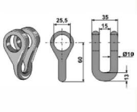 63-BOM-84 MCCONSETTBOM84-2 Bolt 5/8 x