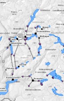 Status Sju kraftstasjonar som strekker seg langs Røldal og Suldalsvassdraget