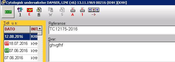 4 Rekvirere fra Cyt-modulen For å nå IHR fra 'Cyt-modulen' trykk Alt+G når du står i