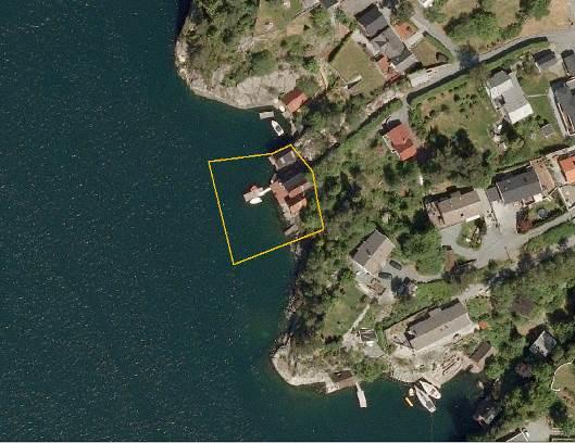 Areal i sjø avsatt til Småbåthavn (H) men bør endres til